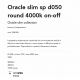 Pendule, Lustre suspendate - Lustra LED design modern Oracle slim sp d050 round 4000k on-off negru