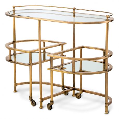 Masute Living - Gheridon, Masuta cu roti design LUX Lavalle