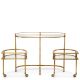 Masute Living - Gheridon, Masuta cu roti design LUX Lavalle