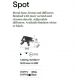 Plafoniere cu spoturi, Spoturi aplicate - Plafoniera design modern minimalist Spot pl4 negru