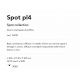 Plafoniere cu spoturi, Spoturi aplicate - Plafoniera design modern minimalist Spot pl4 negru