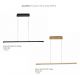 Pendule, Lustre suspendate - Lustra LED suspendata liniara ALAMO 90 3-STEP DIMM BK
