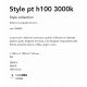 Stalpi - Stalp LED iluminat exterior Style pt h100 3000k negru