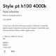 Stalpi - Stalp LED iluminat exterior Style pt h100 4000k negru