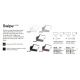 Aplice - Aplica LED orientabila pentru exterior IP54 Swipe ap gri