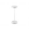 Veioza/Lampa de masa LED portabila de exterior Toffee tl alb