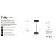 Lampi decorative si solare - Veioza/Lampa de masa LED portabila de exterior Toffee tl negru