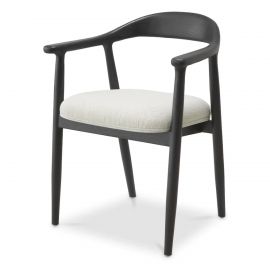 Scaune - Scaun elegant design LUX Beale negru/ crem