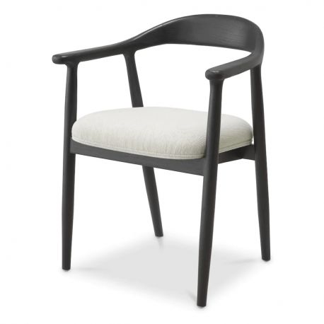 Scaune - Scaun elegant design LUX Beale negru/ crem