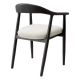 Scaune - Scaun elegant design LUX Beale negru/ crem