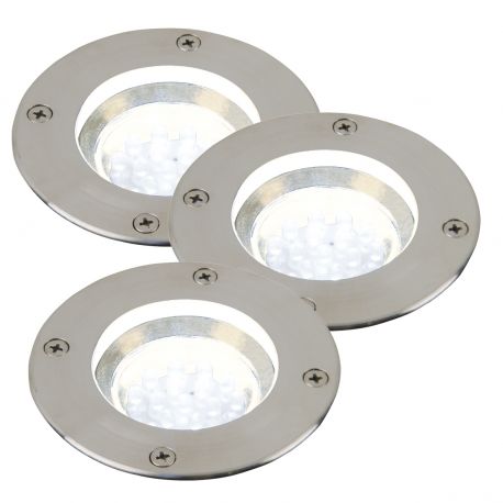 Spoturi - Set 3 spoturi pentru exterior incastrabile IP67 Tilos