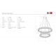 Candelabre, Lustre - Lustra suspendata LED SPARK 60+80 DIMM GO