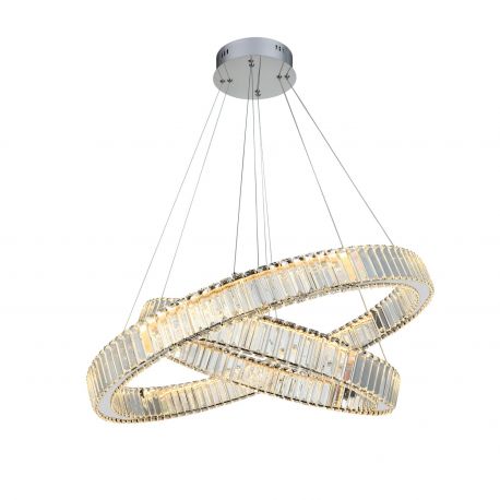 Candelabre, Lustre - Lustra suspendata LED SPARK 60+80 DIMM CH