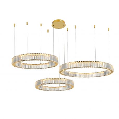 Candelabre, Lustre - Lustra suspendata LED SPARK 40+60+80 DIMM GO