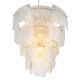 Candelabre, Lustre - Candelabru LUX design deosebit Asinara L, sticla texturata