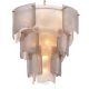 Candelabre, Lustre - Candelabru LUX design deosebit Asinara L, sticla fumurie
