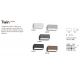 Aplice - Aplica de perete iluminat exterior ambiental Twin ap1 gri