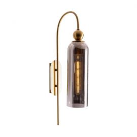 Aplice, corpuri de iluminat pentru pereti - Aplica de perete design modern CAMPANILA, fumuriu