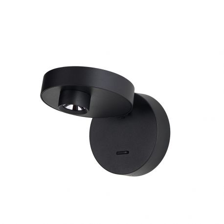 Aplice cu Spot - Aplica LED de perete stil minimalist ISEO negru