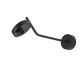 Aplica LED de perete cu brat stil minimalist ISEO negru