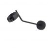 Aplica LED de perete cu brat stil minimalist ISEO negru