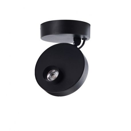Plafoniere cu spoturi, Spoturi aplicate - Plafoniera LED tip spot stil minimalist ISEO TOP negru