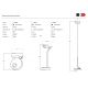 Pendule, Lustre suspendate - Pendul LED cu spot stil minimalist ISEO negru