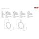 Lustre aplicate - Lustra LED reglabila design circular VINCENT 40 BK