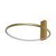 Lustre aplicate - Lustra LED reglabila design circular VINCENT 40 GO
