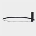 Lustra LED reglabila design circular VINCENT 60 BK