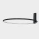 Lustre aplicate - Lustra LED reglabila design circular VINCENT 60 BK