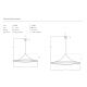Pendule, Lustre suspendate - Lustra/Pendul modern design decorativ KELDAN 70 alb