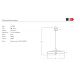 Pendule, Lustre suspendate - Lustra LED suspendata design decorativ STIG BK