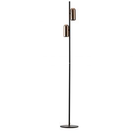 Lampadare - Lampadar modern stil minimalist VIVI 2 negru/auriu
