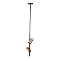 Pendul cu 2 spoturi stil minimalist VIVI TOP 2 negru/auriu