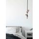 Pendule, Lustre suspendate - Pendul cu 2 spoturi stil minimalist VIVI TOP 2 negru/auriu