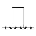 Lustra suspendata stil modern minimalist VIVI 6 negru