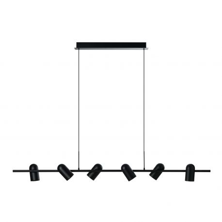 Pendule, Lustre suspendate - Lustra suspendata stil modern minimalist VIVI 6 negru
