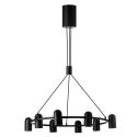 Lustra suspendata stil modern VIVI 8 negru