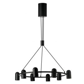 Pendule, Lustre suspendate - Lustra suspendata stil modern VIVI 8 negru