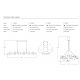 Pendule, Lustre suspendate - Lustra suspendata stil modern VIVI 8 negru/auriu