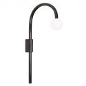 Aplica de perete LED design minimalist ENIGMA, negru