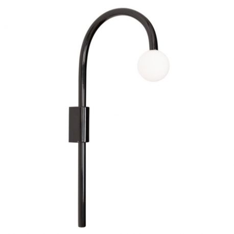 Aplice, corpuri de iluminat pentru pereti - Aplica de perete LED design minimalist ENIGMA, negru