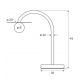 Veioze - Lampa de masa LED design minimalist ENIGMA, negru