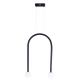 Pendule, Lustre suspendate - Lustra LED design minimalist ENIGMA, negru