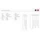 Pendule, Lustre suspendate - Lustra LED suspendata stil minimalist VERNO 5 negru 3000K