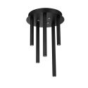 Plafoniera LED dimabila moderna ILIOS 5 top negru