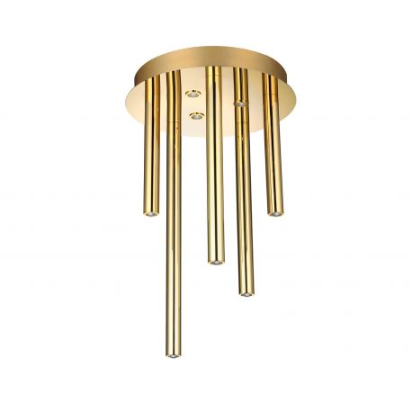 Plafoniere - Plafoniera LED dimabila moderna ILIOS 5 top aurie