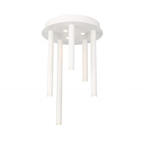 Plafoniere - Plafoniera LED dimabila moderna ILIOS 5 top alba