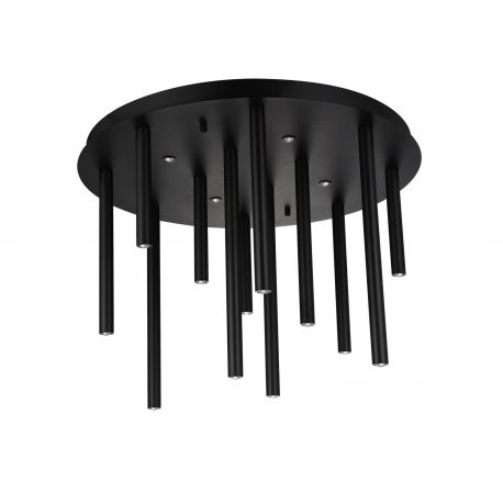 Plafoniere - Plafoniera LED dimabila moderna ILIOS 12 top negru